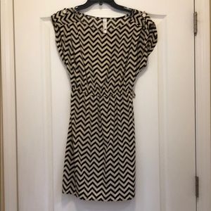 Chevron mini dress